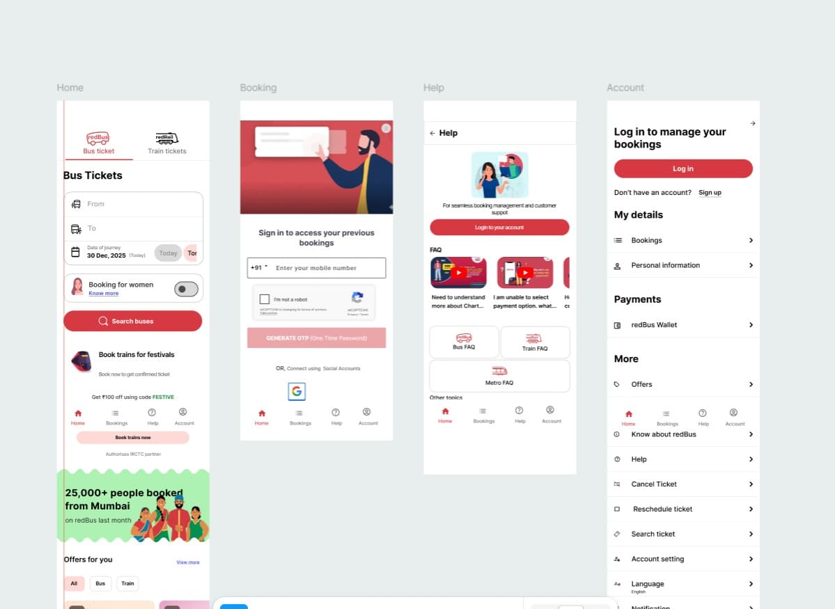RedBus Clone